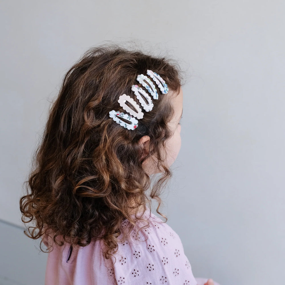 
                      
                        Scalloped Floral Clic Clacs
                      
                    