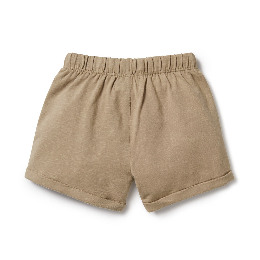 
                      
                        Driftwood Organic Tie Front Short
                      
                    