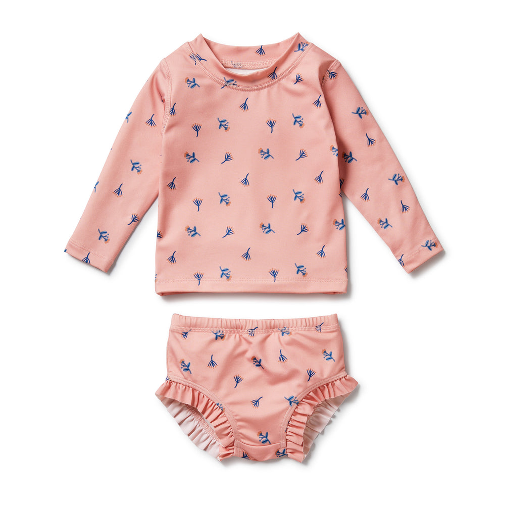 Little Flower Rashie Swim Set