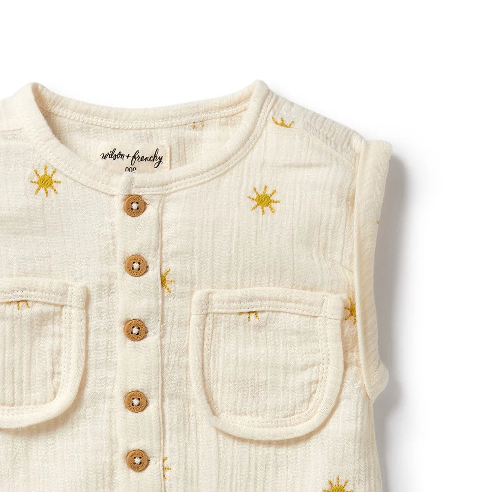 
                      
                        Sunshine Organic Crinkle Growsuit
                      
                    