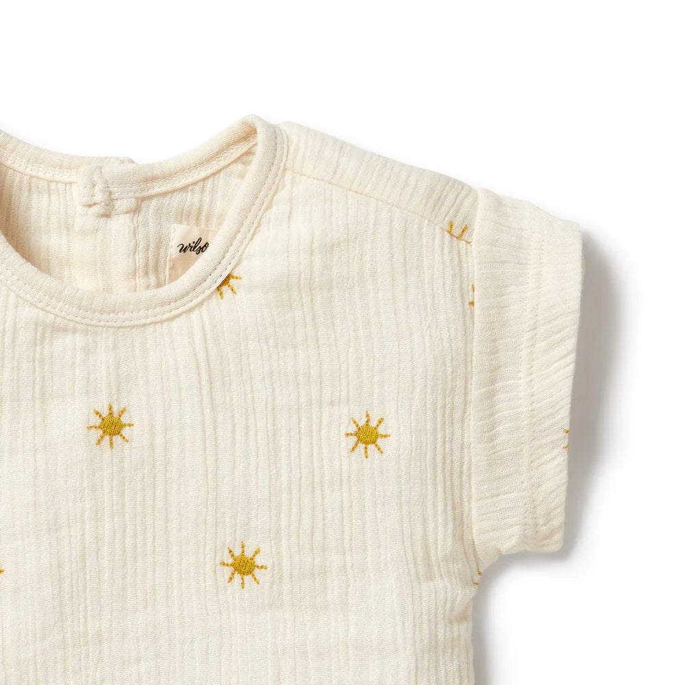 
                      
                        Sunshine Organic Crinkle Tee
                      
                    