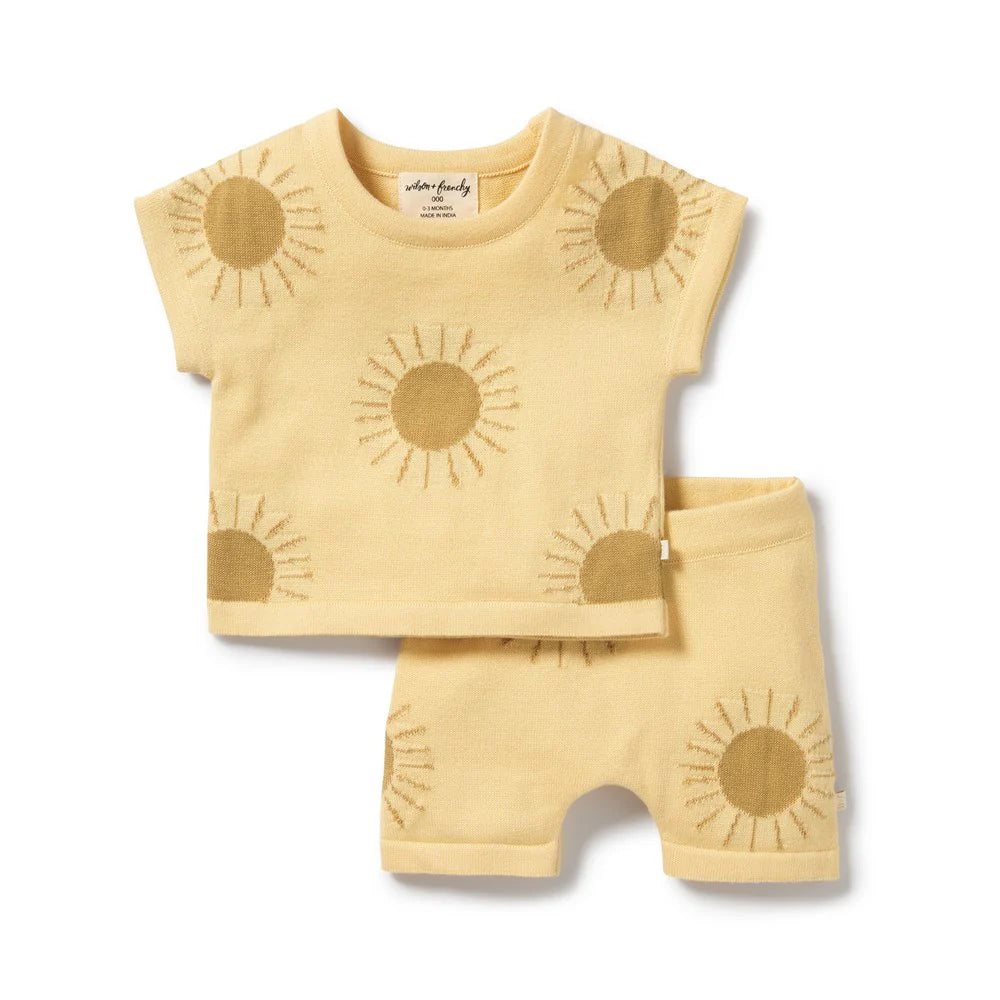 Sunshine Organic Knitted Set