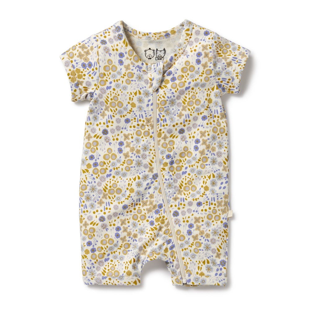 Little Meadow Organic Boyleg Zipsuit