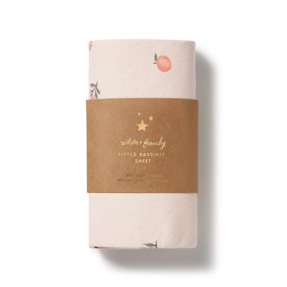 
                      
                        Peaches Organic Pointelle Bassinet Sheet
                      
                    