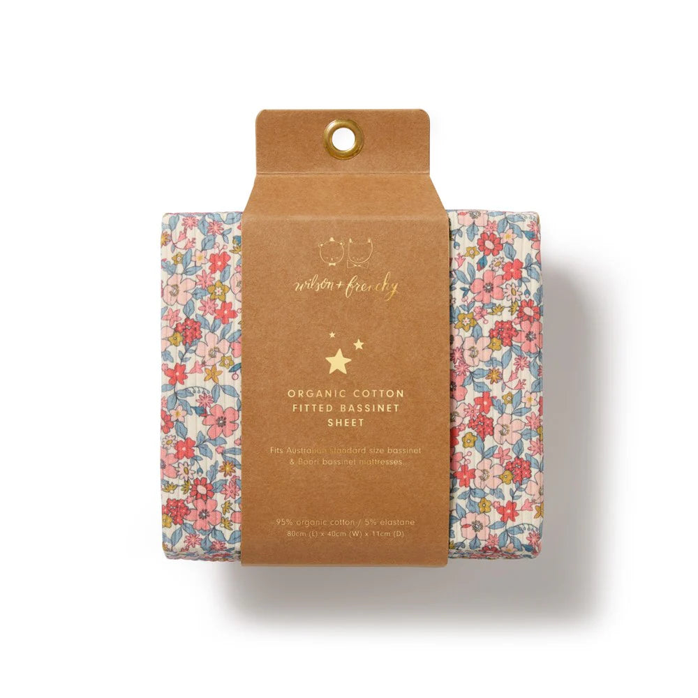 
                      
                        Summer Bloom Organic Bassinet Sheet
                      
                    
