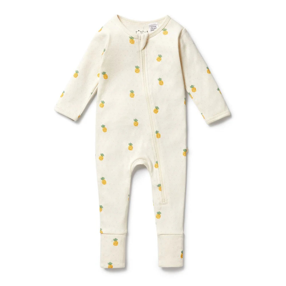 
                      
                        Piney Pals Organic Zipsuit with Feet
                      
                    