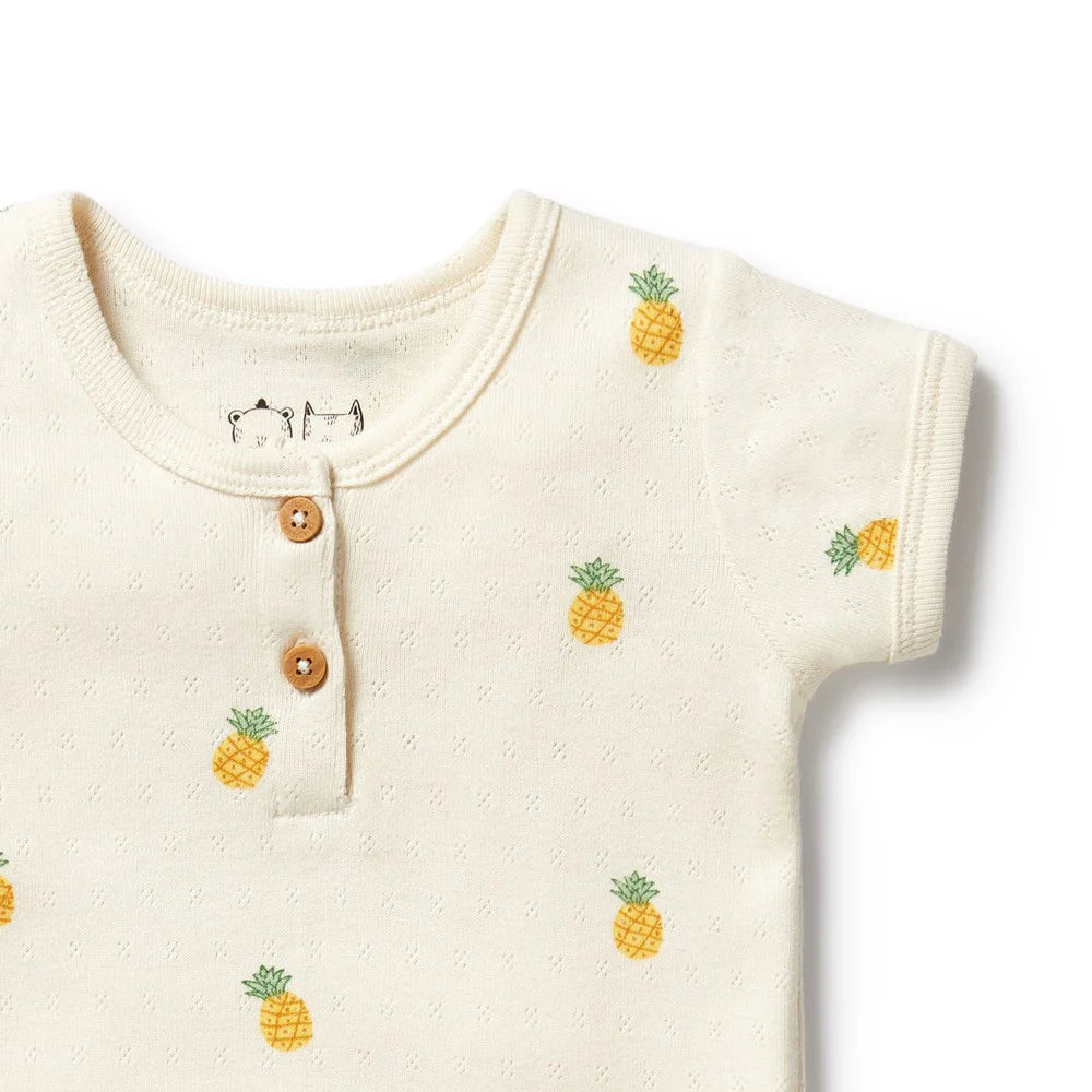 
                      
                        Piney Pals Organic Pointelle Henley Body Suit
                      
                    