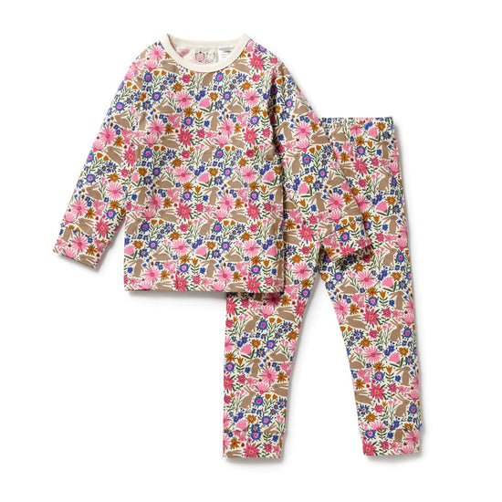 Bunny Hop Organic Long Sleeve Pyjamas