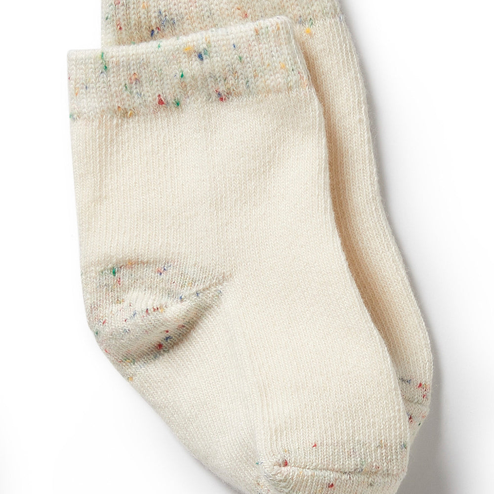 
                      
                        Organic 3 Pack Baby Socks | Cream, Oatmeal & Grey Cloud
                      
                    