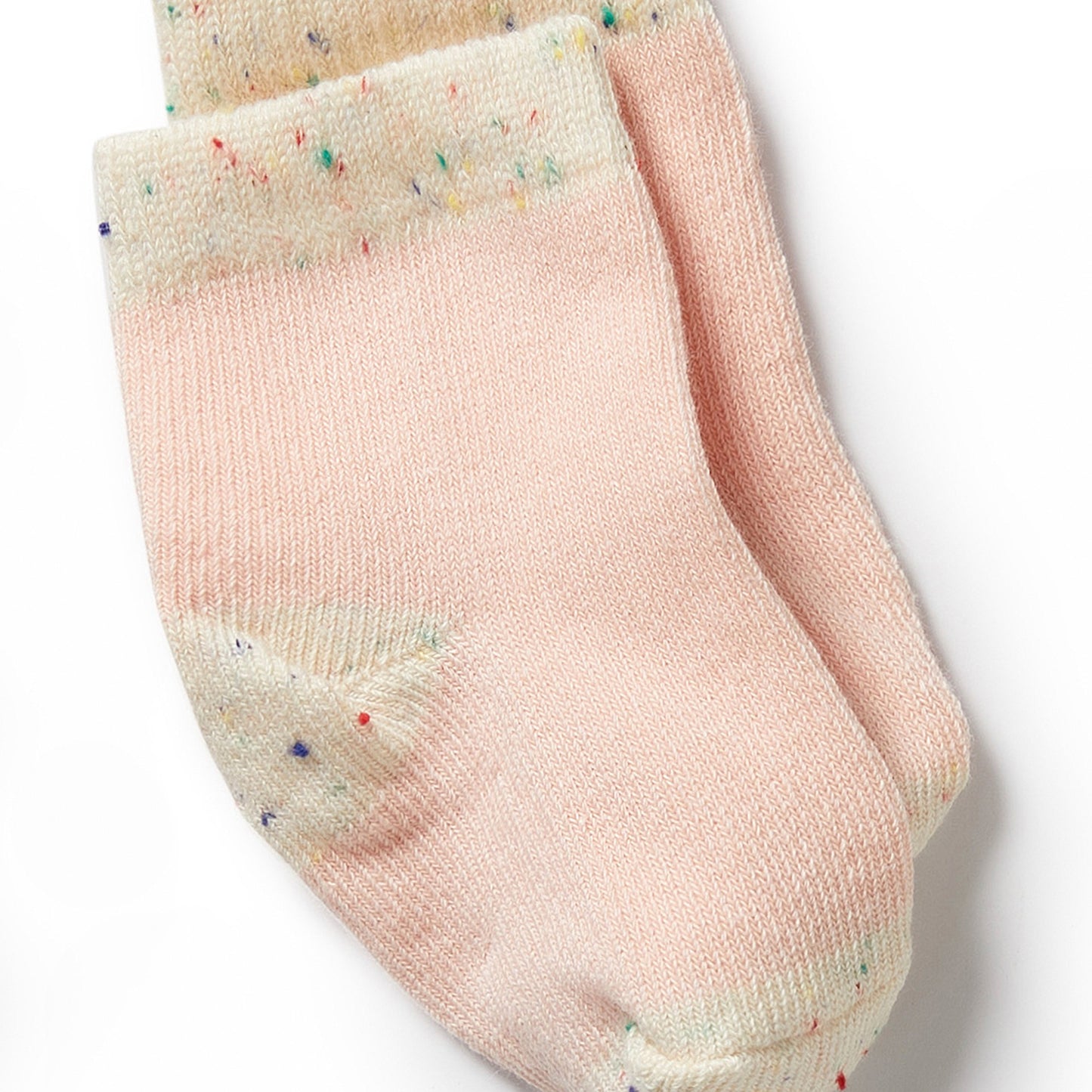 Organic 3 Pack Baby Socks | Dijon, Pink & Fleck