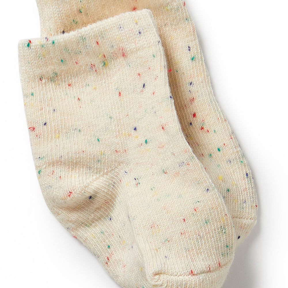 
                      
                        Organic 3 Pack Baby Socks | Dijon, Pink & Fleck
                      
                    