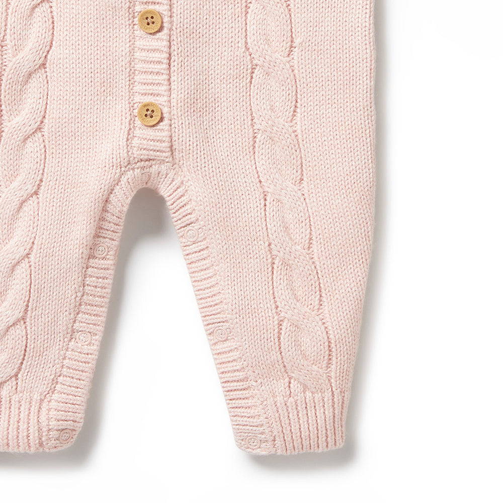 
                      
                        Pink Knitted Cable Growsuit
                      
                    