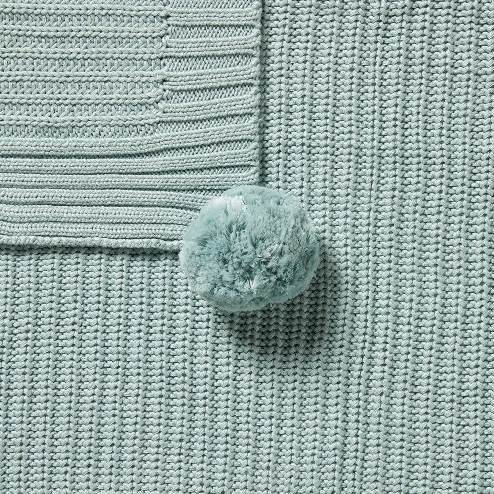
                      
                        Duck Egg Organic Knitted Blanket
                      
                    