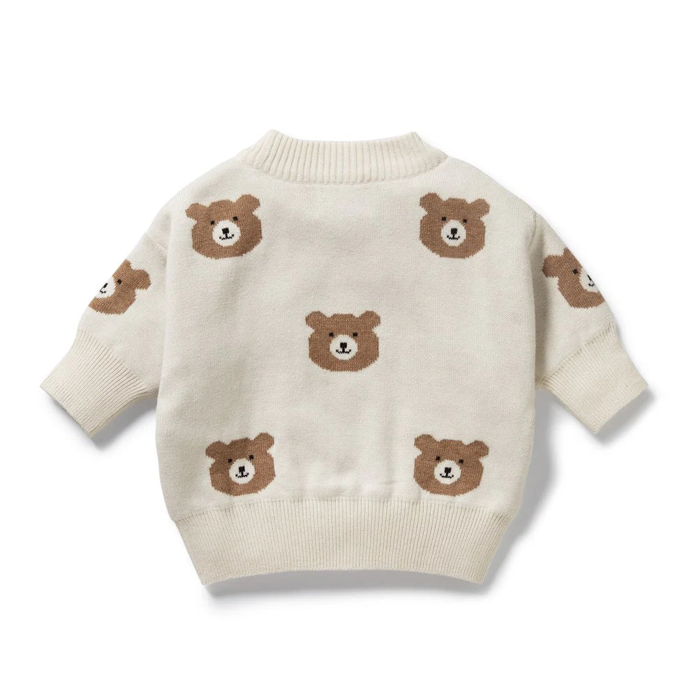 
                      
                        Beary Cute Organic Knitted Jacquard Jumper
                      
                    