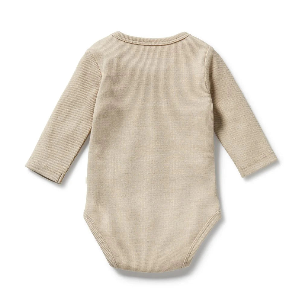 
                      
                        Biscuit Organic Rib Long Sleeved Bodysuit
                      
                    