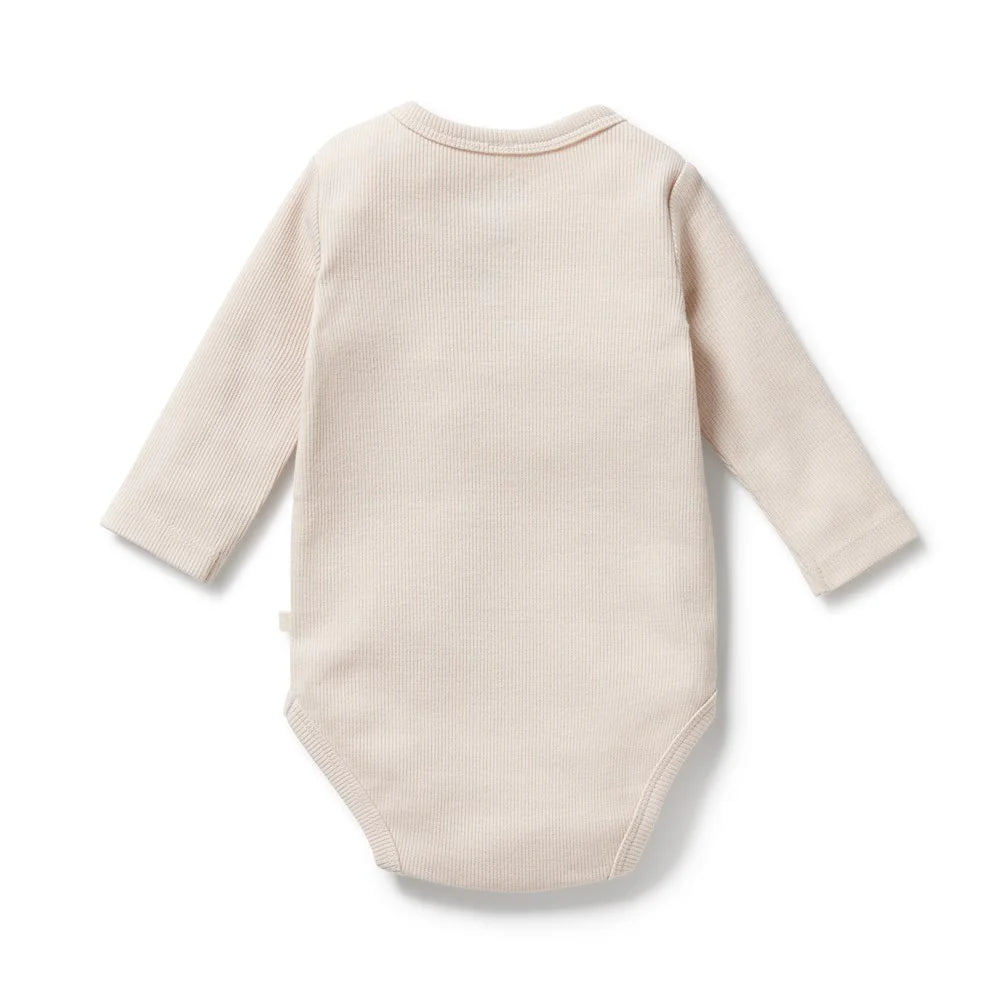 
                      
                        Dusty Rose Organic Rib Long Sleeved Bodysuit
                      
                    