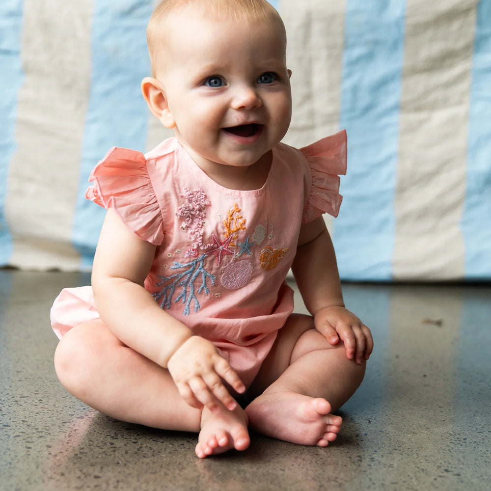 Yasmin Romper Pink Coral