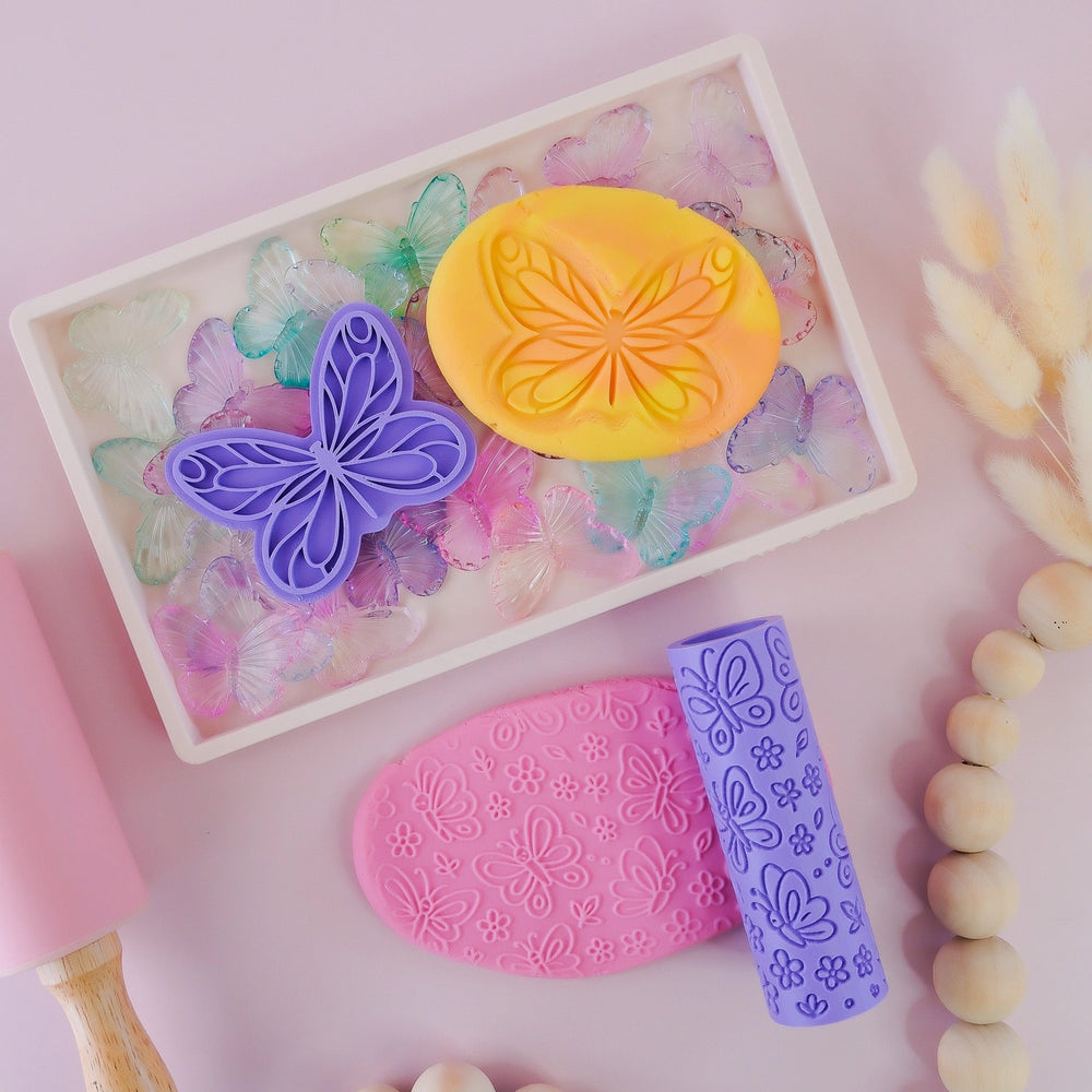 
                      
                        Eco Textured Roller | Butterfly | Purple
                      
                    