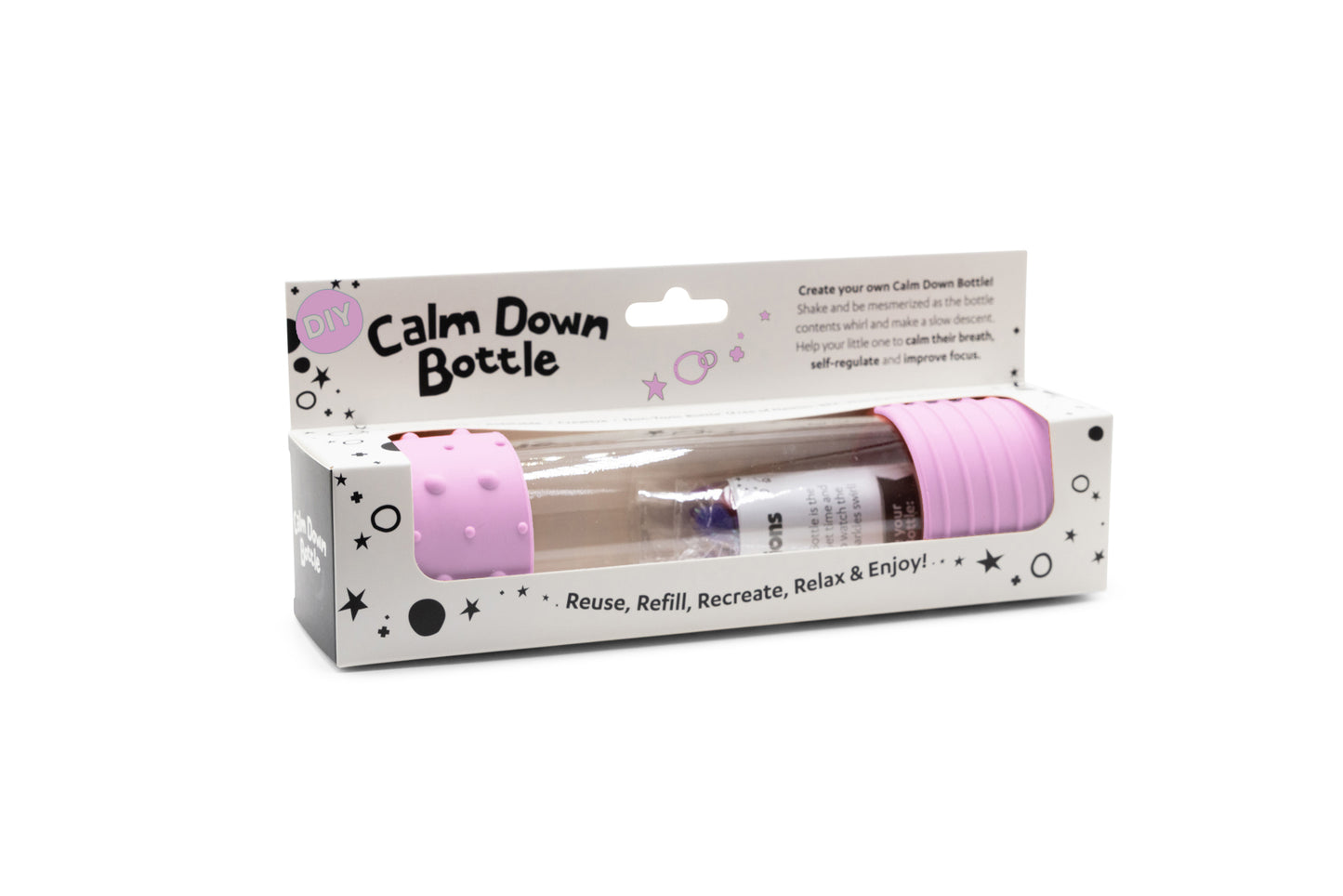 DIY Calm Down Bottle | Pastel Pink