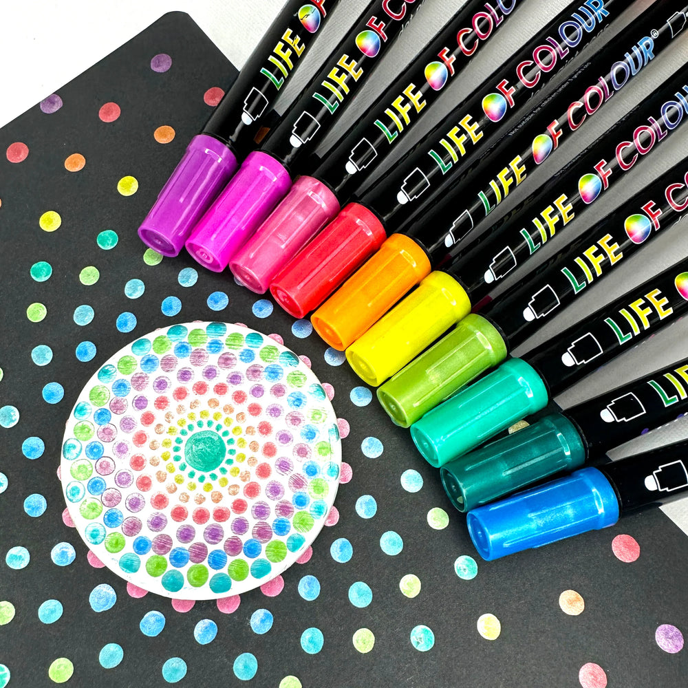 
                      
                        Dot Markers | Acrylic Paint Pens | Metallic
                      
                    