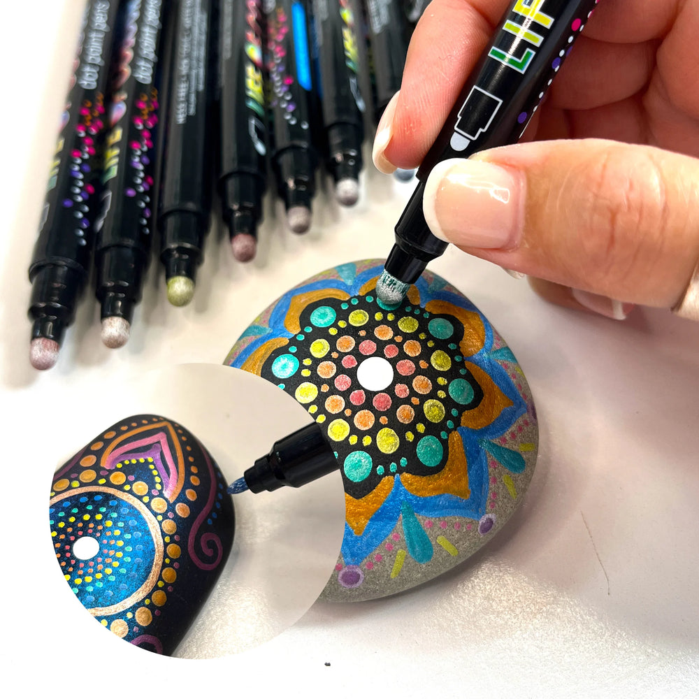 
                      
                        Dot Markers | Acrylic Paint Pens | Metallic
                      
                    