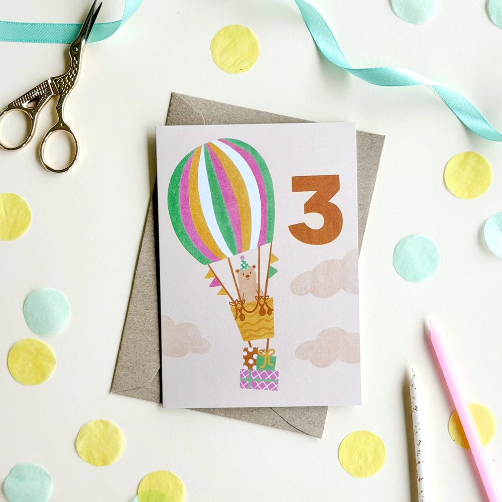 
                      
                        Birthday Milestone Card | 3rd Birthday Bear
                      
                    