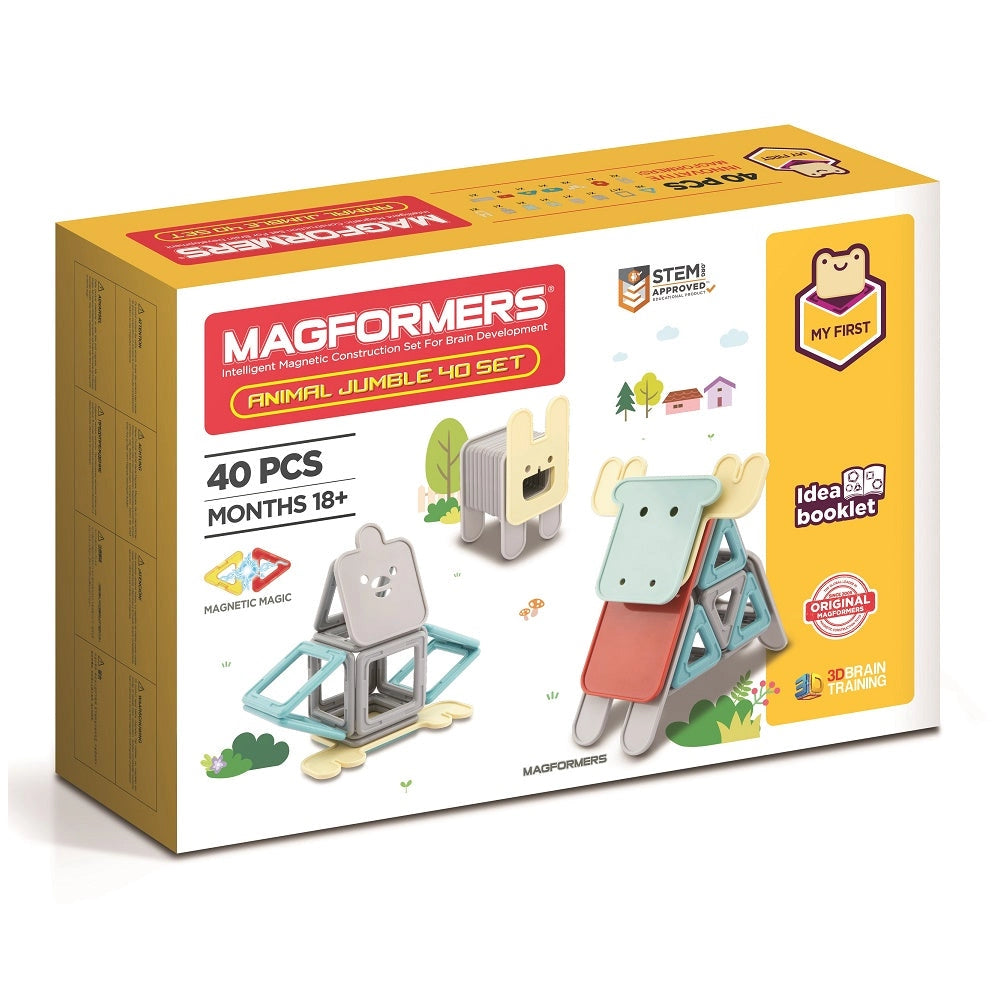 Magnetic Play My First Animal Jumble 40 Set