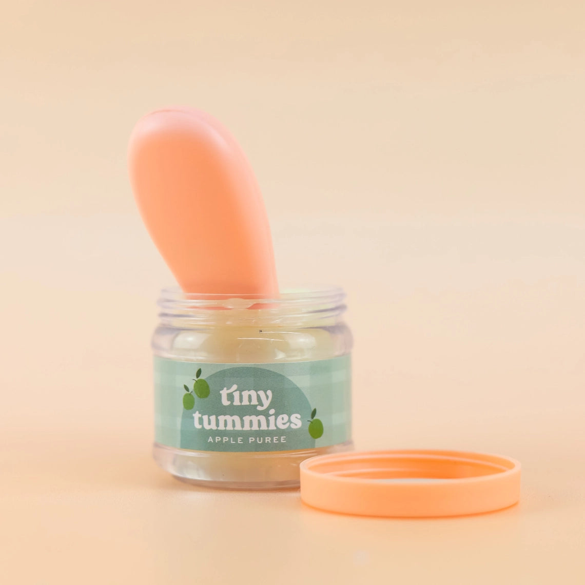 Tiny Tummies Food Jar & Spoon Set | Apple Puree