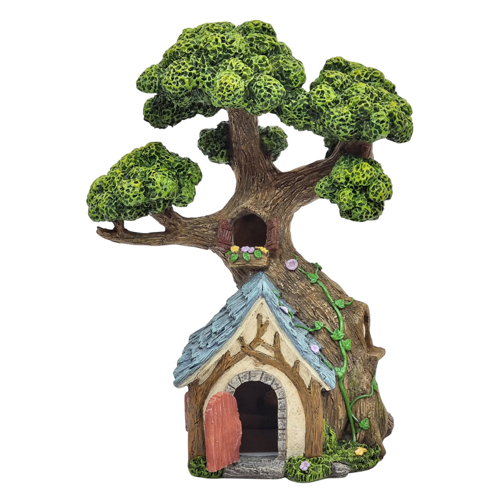 Fairy Tree House with Opening Door