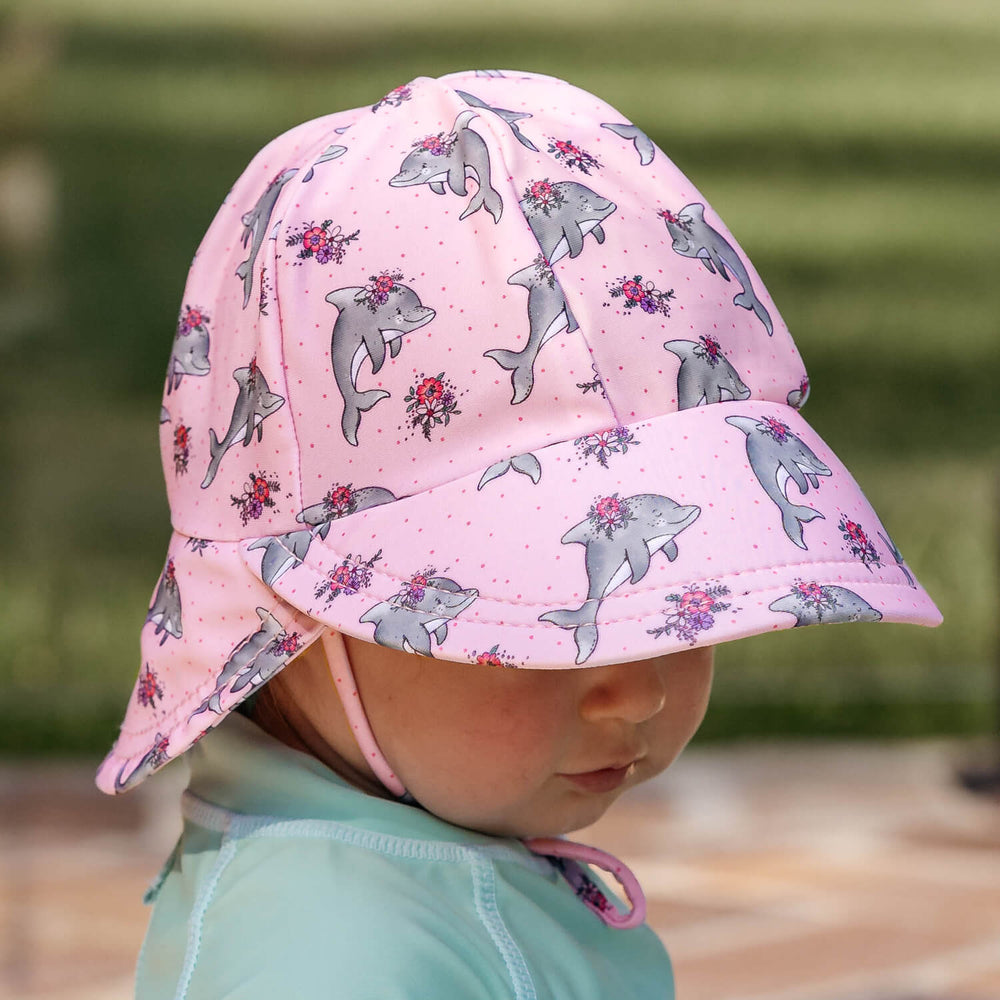 
                      
                        Swim Legionnaire Flap Beach Hat Dolphin
                      
                    
