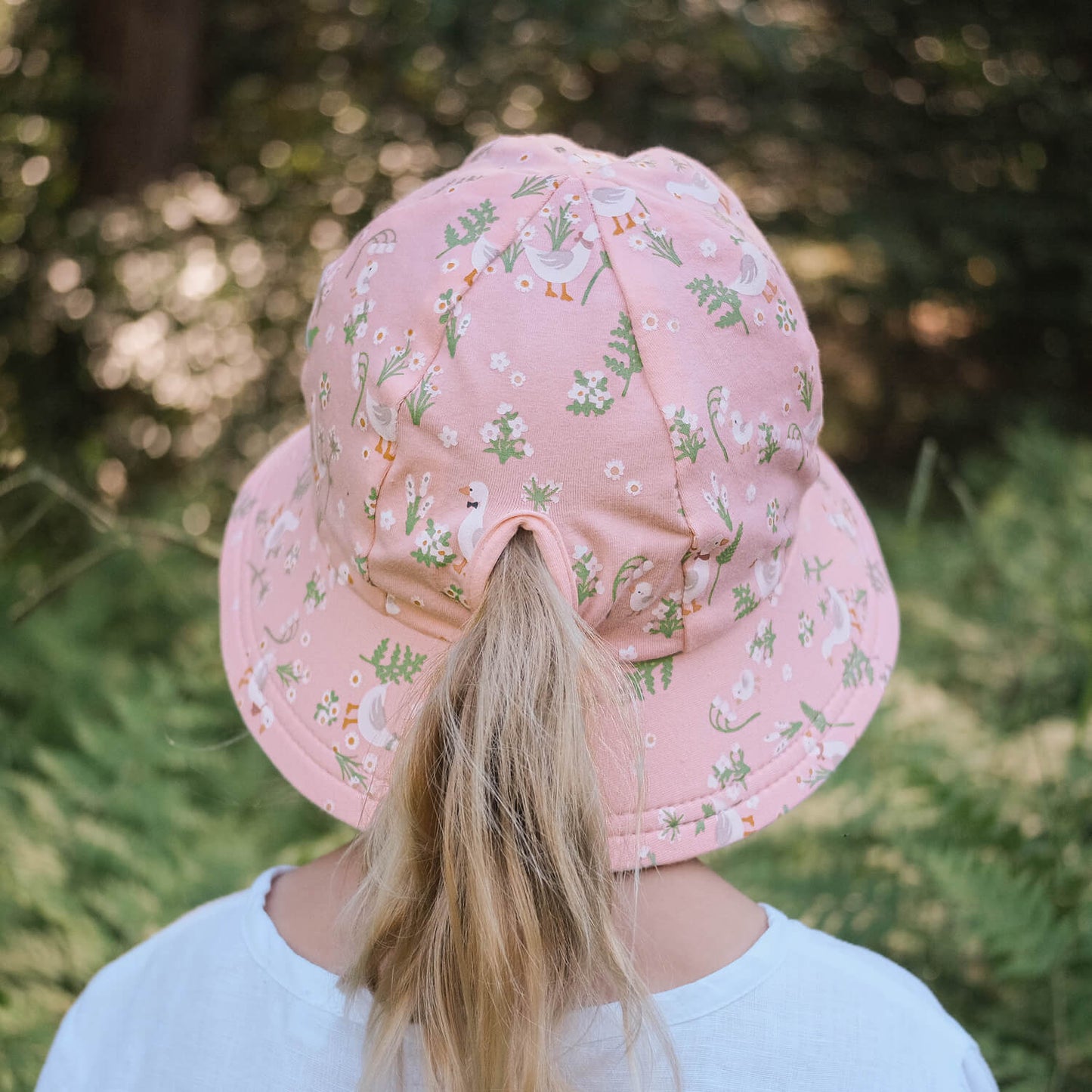 Ponytail Bucket Sun Hat Quackers