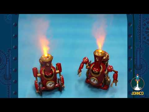 Load and play video in Gallery viewer, SteamBot 2 in 1 Ultrasonic Water Mist Robot
