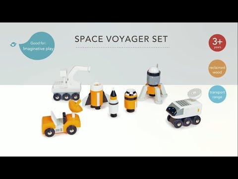 Load and play video in Gallery viewer, Wooden Space Voyager Set
