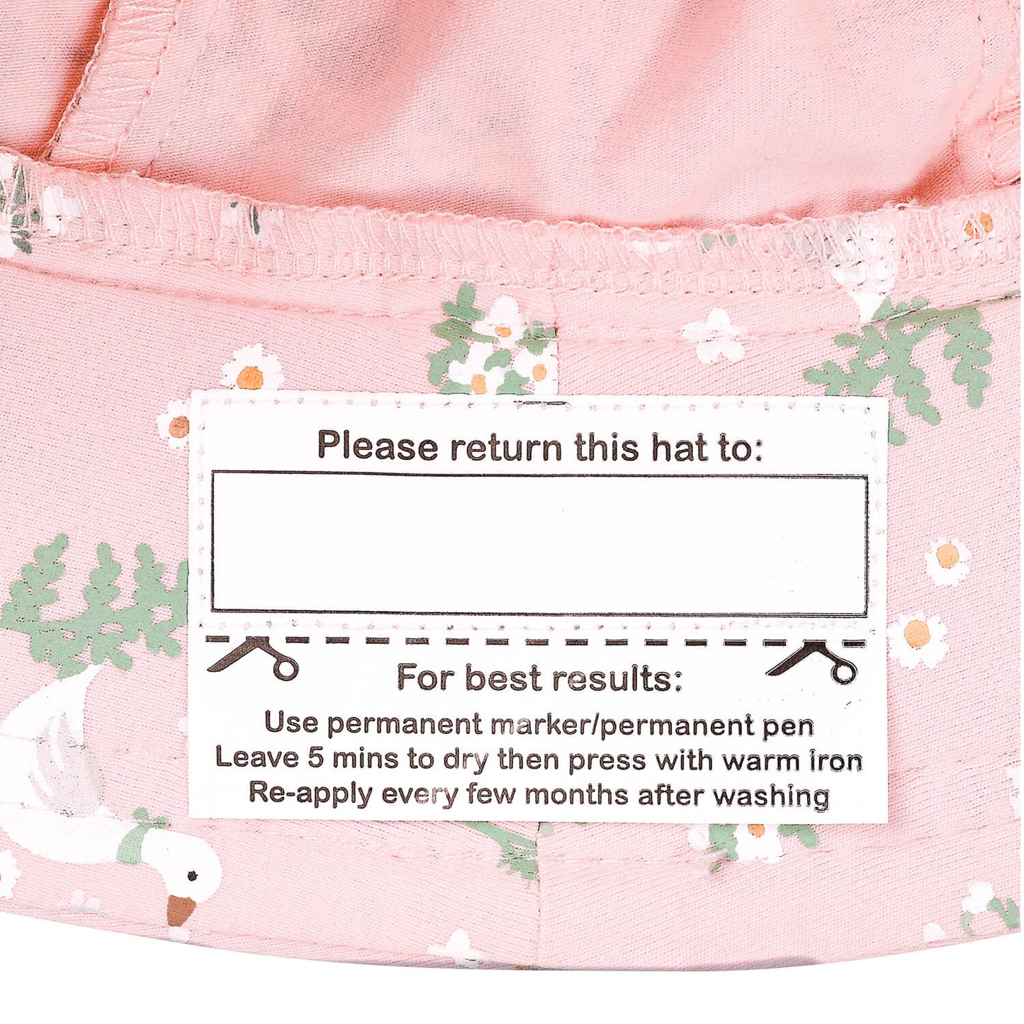 Ponytail Bucket Sun Hat Quackers