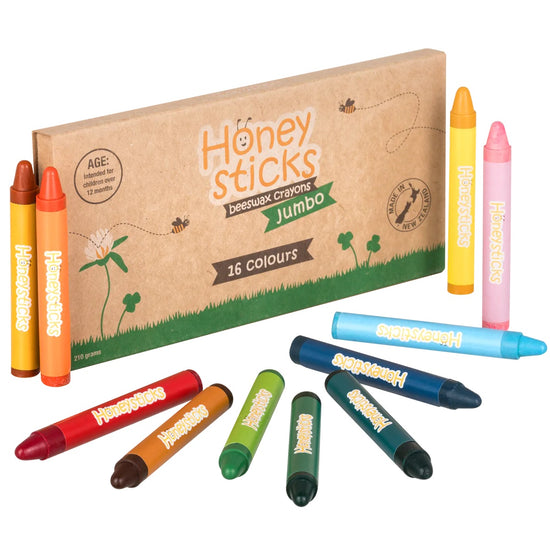 Load image into Gallery viewer, Beeswax Crayons | Jumbo
