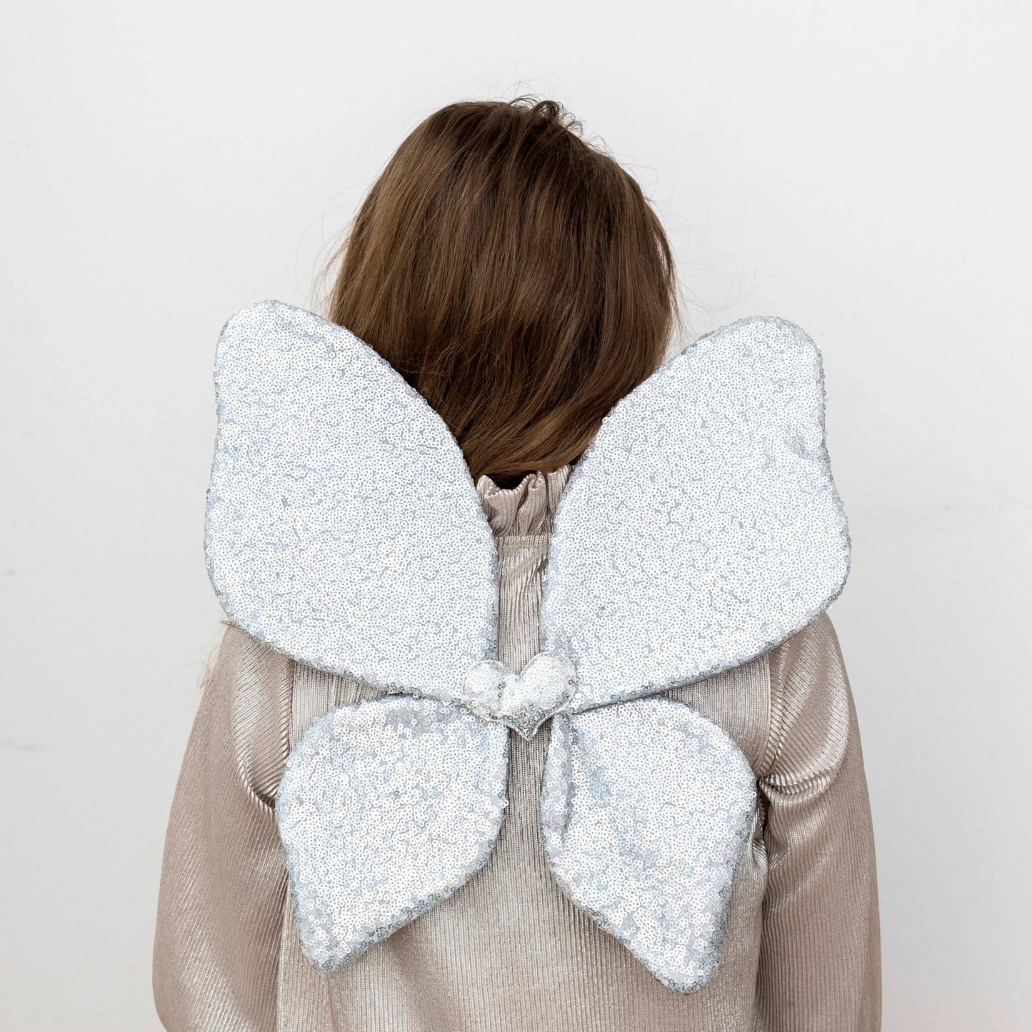 Load image into Gallery viewer, Sparkle Sequin Wings | Silver

