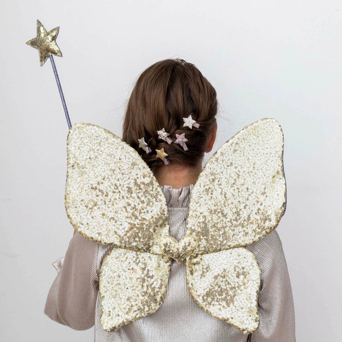 Sparkle Sequin Wings | Gold