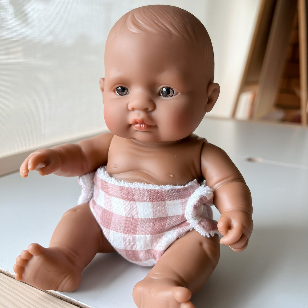 21 cm Doll Nappy | Assorted Gingham