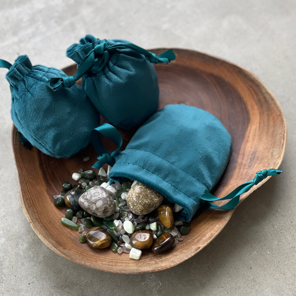 Chunky Crystal Mix | Velvet Bag | Gnome Blend