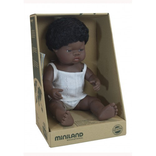 Load image into Gallery viewer, 38 cm | Anatomically Correct Baby | African Boy
