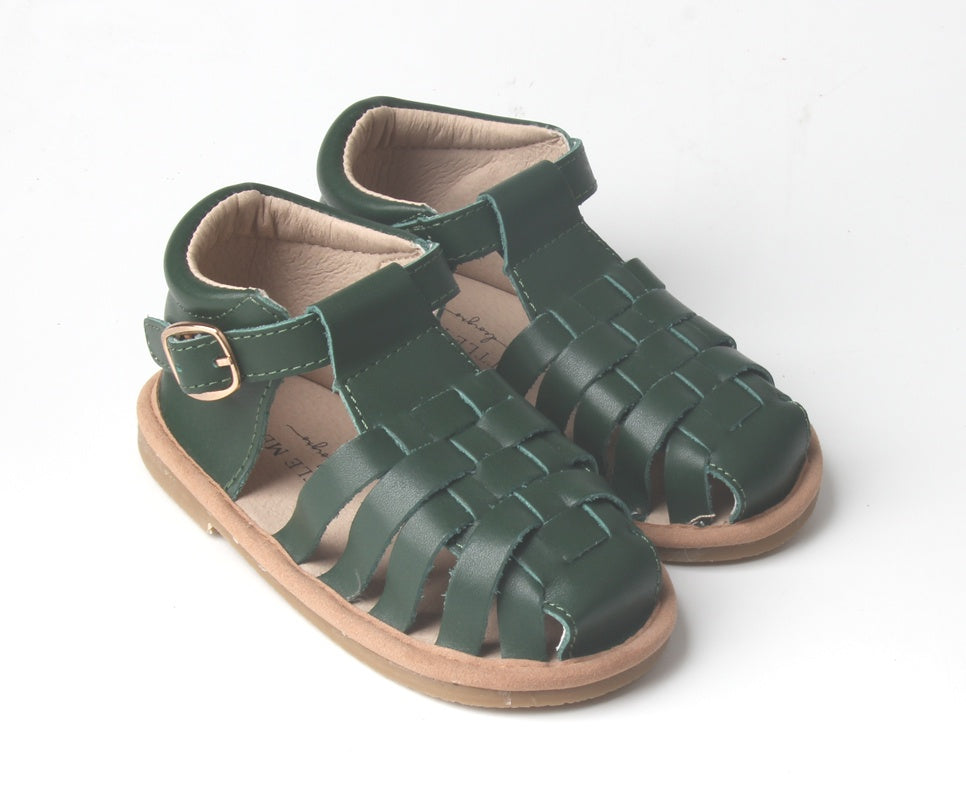 Sandal - Walter - Forest Green - Hard Sole