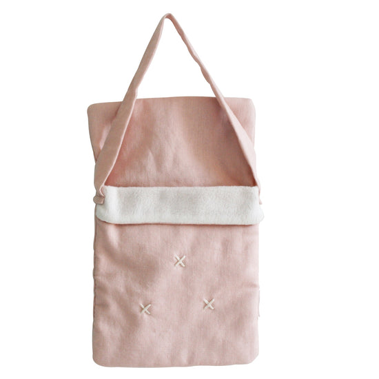 Baby Doll Carry Bag Pink Linen