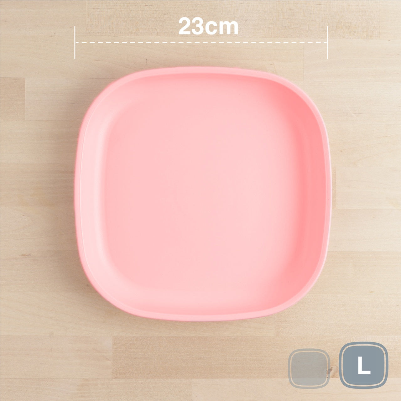 Large Flat Plate | Baby Pink