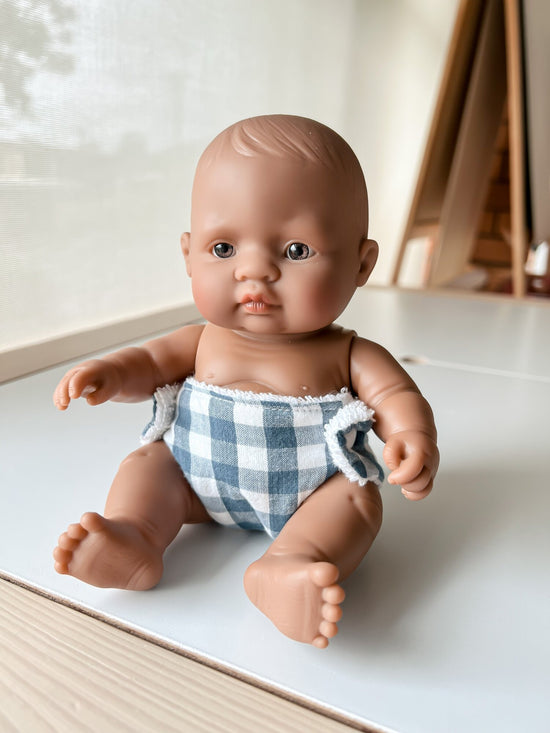 21 cm Doll Nappy | Assorted Gingham