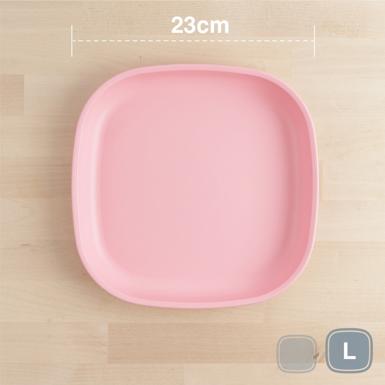Large Flat Plate | Ice Pink