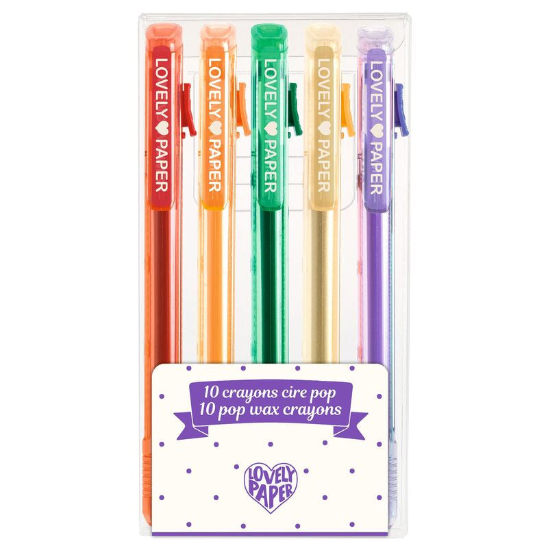 Pop Crayons | Set of 5