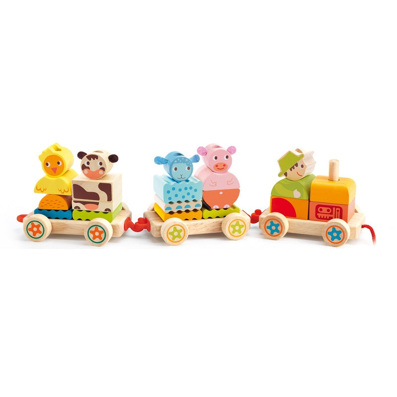 Creafarm Wooden Train