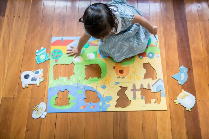 Giant Tactile Farm Puzzle