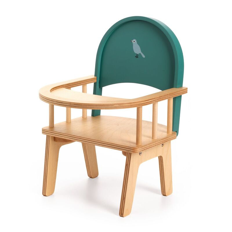 Wooden Baby Doll High Chair