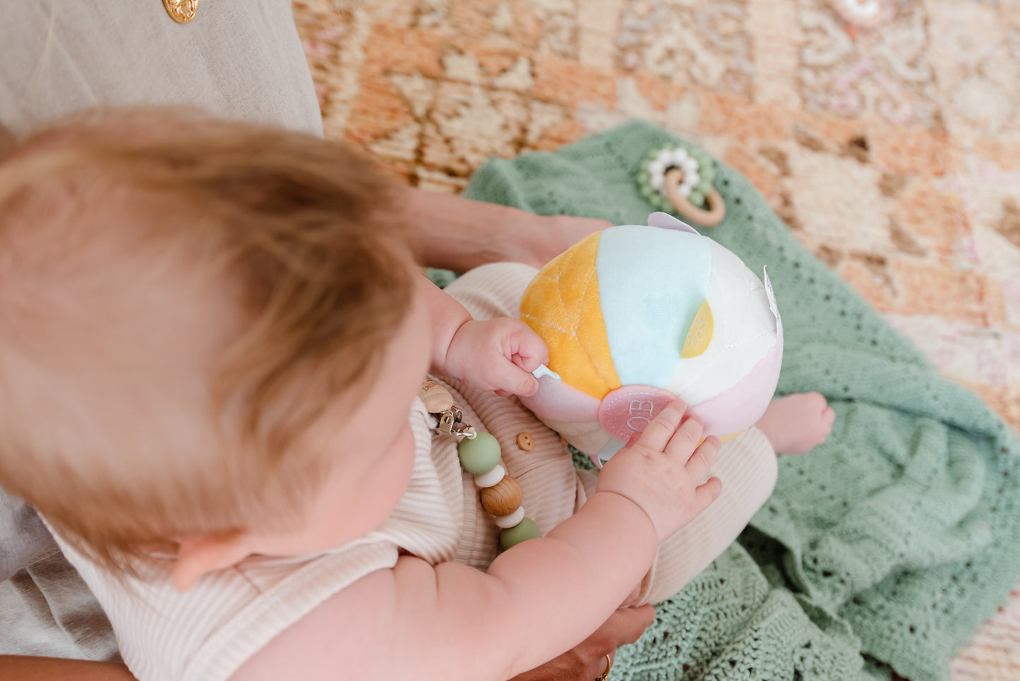 Baby Sensory Ball - Autumn Pink